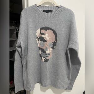 360 Cashmere 100% Skull Cashmere Sweater